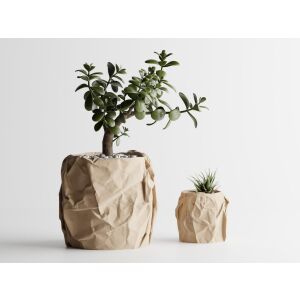 Декоративна саксия Sani, Miami, малка 114 x 114 x 107 mm, Matt Sand 122750682 - Перфоратор