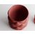 Dekotopf Sani, Atlanta, klein 91 x 91 x 85 mm, Dunkelrot Matt 122750759