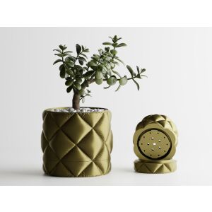 Dekotopf Sani, Atlanta, klein 91 x 91 x 85 mm, Bronze 122750774 - Übertöpfe