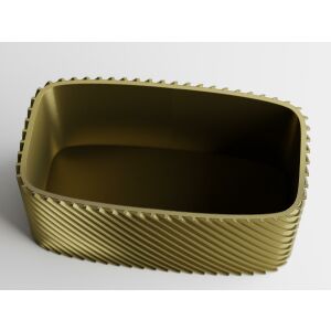 Dekotopf Sani, Bonzai, groß 185 x 103 x 80 mm, Bronze 122750930 - Übertöpfe