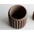 Doniczka dekoracyjna Sani, Floryda 100 x 100 x 103 mm, Ciemny Brąz Mat 122750895