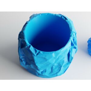 Doniczka dekoracyjna Sani, Miami, mała 114 x 114 x 107 mm, Cyjan 122751140 - Punch