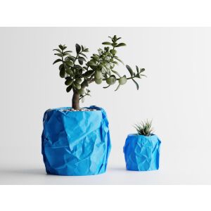 Dekotopf Sani, Miami, groß 175 x 174 x 164 mm, Cyan 122751103 - Übertöpfe