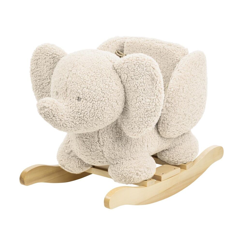 E-shop NATTOU Hojdačka Teddy plyš sloník ecru 10m+