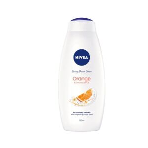 Sprchový gél Nivea Care & Orange 750ml, ošetrujúci sprchový krém s pomarančom a avokádovým olejom - Šampón