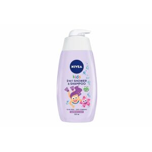 Nivea Kids 2v1 Sprchový Gél a Šampón - Vôňa Lesných Plodov, 500ml - Šampón