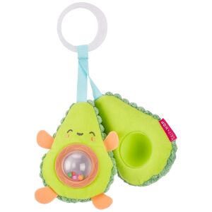 SKIP HOP Avocado Baby Toy with Rattle and C-Ring - Stroller & Crib Toy