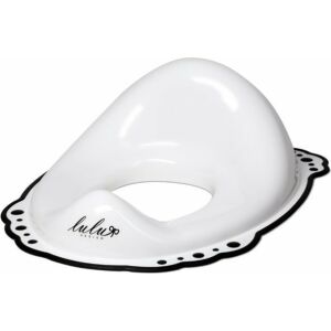 Close-up of Lulu White Toilet Reducer with Anti-Slip Base - Maltex