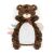 PETITE&MARS Matt Bear Snuggle Toy with Teether and Knots