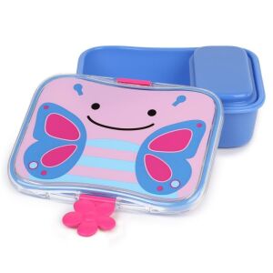 Skip Hop Zoo Schmetterling Lunchbox, 700 ml, Kinder Lebensmittelbehälter - Lebensmittel- und Getränkebehälter für Kinder