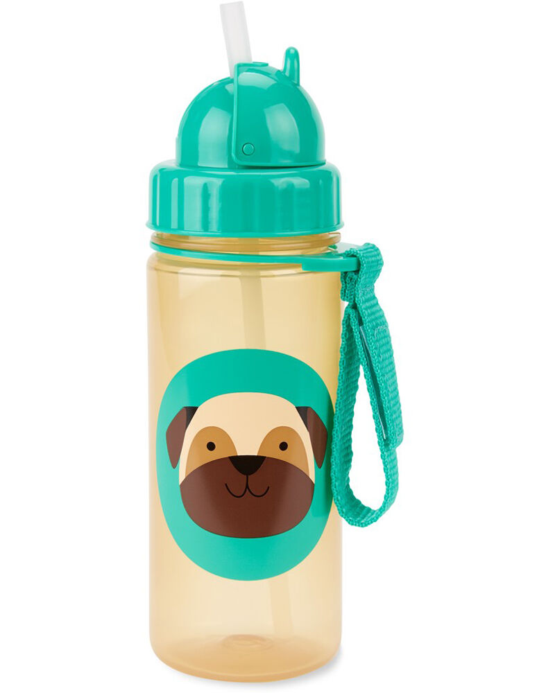 SKIP HOP Zoo Pohár szívószállal PP PVC és BPA mentes Mopsz 12h+