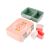 Skip Hop Zoo Bento Lunch Box, Cat design, closed with removable containers