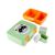 Skip Hop Zoo Waschbär Bento Lunchbox mit herausnehmbarem Tablett und Snackbehältern