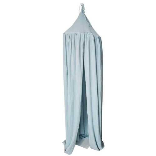 EKO Blue Muslin Crib Canopy 240x300 cm