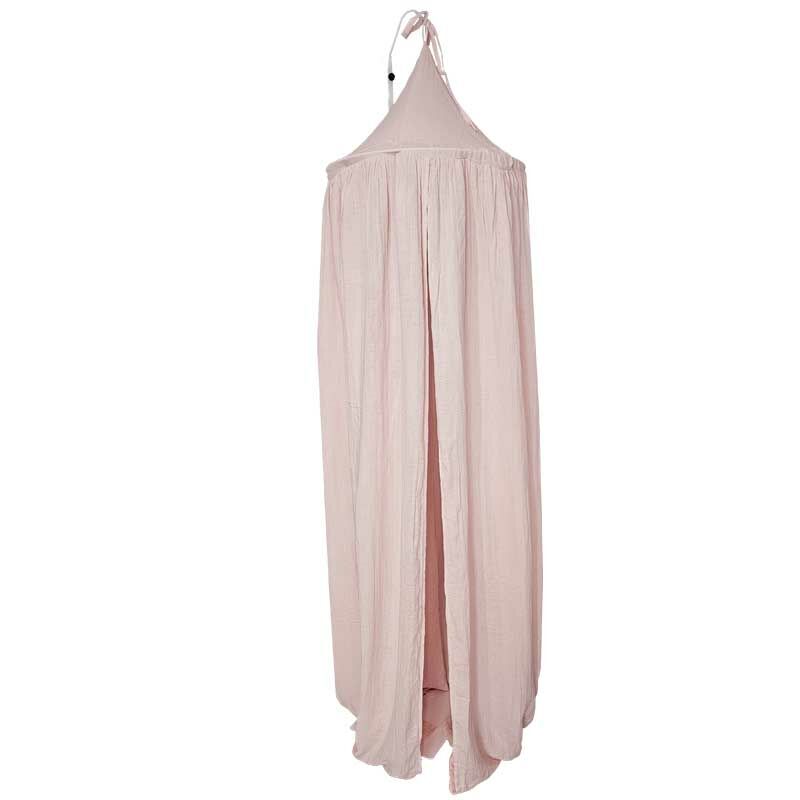 E-shop EKO Baldachýn nad detskú postieľku mušelín Rose Pink 240x300 cm