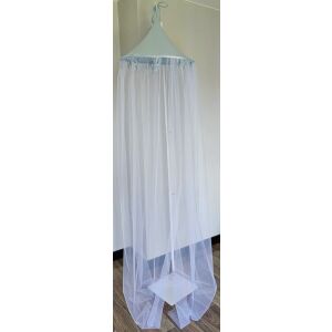 EKO Blue Muslin and Tulle Crib Canopy 240x300 cm - Eko