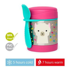 Skip Hop Zoo Láma ételtermosz kanállal/villával, 325ml, BPA- és PVC-mentes - Skip Hop