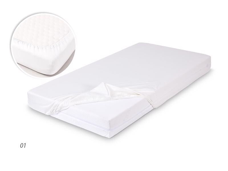 BABYMATEX Bambusz lepedő 60x120 fehér