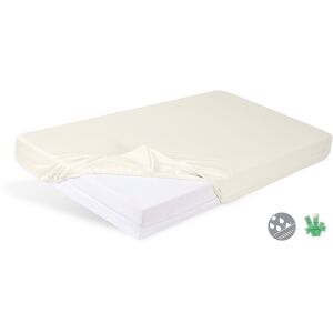 BABYMATEX Bamboo waterproof fitted sheet, light beige, 60x120 cm - Babies & Toddler