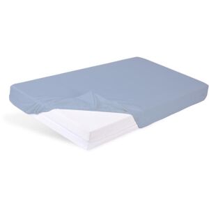 BABYMATEX Bambus svijetlo plava vodootporna plahta s gumicom 60x120 cm - Zaštitna navlaka za madrac
