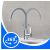 Retoo Flexibilis grey kitchen faucet 360 degree flexible spout