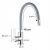 Retoo Flexibilis 360° Grey Faucet Dimensions