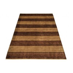 Bakero Gabbeh csíkos barna szőnyeg 182x229 cm - Bakero