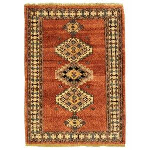 Bakero Lahore Antik Teppich, 130x175 cm, Traditioneller Orientteppich - Innenarchitektur