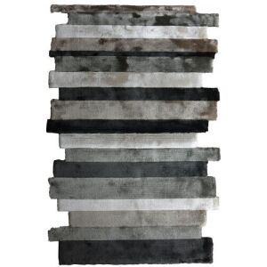 Килим Bakero Aspen райе, килим на райета сиво и бяло, 140x200 см - Bakero