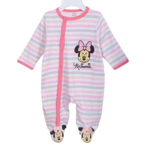 Pruhovaný dojčenský overal Disney Minnie Mouse, 6-9 mesiacov - Bábätká & Batoľatá