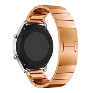 Okosóra szíj - rozsdamentes acél, csatos - ROSE GOLD - 22mm széles - SAMSUNG Galaxy Watch 46mm / SAMSUNG Gear S3 Classic / SAMSUNG Gear S3 Frontier 122762858 - Okosóra szíj
