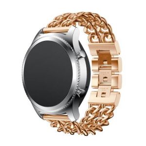 Okosóra szíj - ROSE GOLD - rozsdamentes acél, csatos - SAMSUNG Galaxy Watch 46mm / SAMSUNG Gear S3 Classic / SAMSUNG Gear S3 Frontier 122762866 - Okosóra szíj