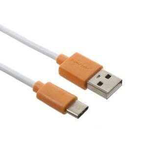 PINZUN 2A adatatátviteli kábel / USB töltő - USB / USB Type-C, 1m, 10W - NARANCS 122762941 - USB kábel