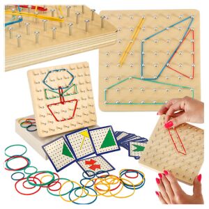 Geoboard fa puzzle - mintakövető játék