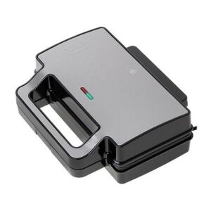 Adler AD 3073 szendvicssütő, fekete és ezüst színben, zárt állapotban - Szendvicssütő