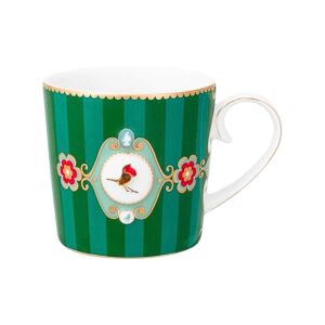 Porcelánový hrnček, Pip Studio, Stripes Green, 150 ml, kolekcia Love Birds 122829032 - Servírovanie