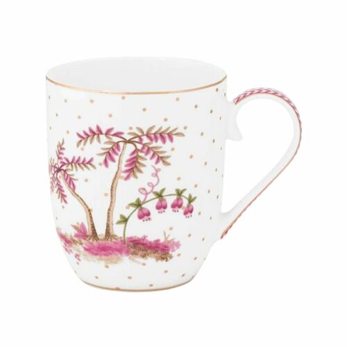 Porcelán bögre, Jolie kollekció, Dots Gold Pink, 145 ml, Pip Studio