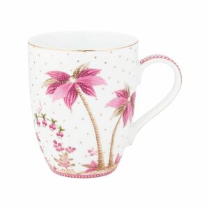 Porzellantasse, Jolie Kollektion, Dots Gold Pink, 350 ml, Pip Studio 122829044 - Tassen