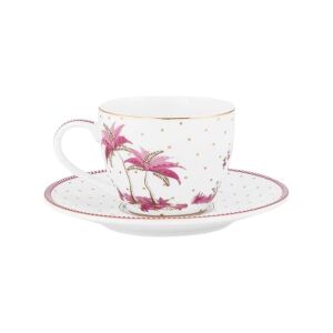 Šálka na espresso s podšálkou, Pip Studio, Dots Gold Pink, 120 ml, kolekcia Jolie 122829108 - Pip Studio