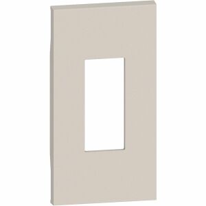 Homokszínű RJ11/RJ45 aljzatszalag, 2 modul, Bticino Living Now 122829285 - Villanykapcsoló keret