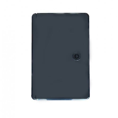 Panel 30x40x17 ABS IP65 matt ajtó Fekete