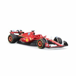 Bburago 1/43 Ferrari SF24 #16 Charles Leclerc model samochodu widok pod kątem - Bburago