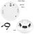 Cameră spion ascunsă iUni D103 în detectorul de fum, 16GB, Wi-Fi, vizualizare 4K, detectare mișcare, arătând detaliile camerei