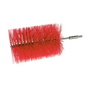 Igeax élelmiszeripari kémcső-, és üvegtisztító kefe fej, átmérő 100mm, hossz 23cm, piros