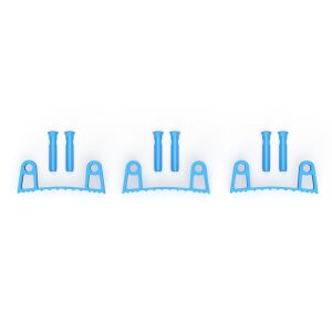 Igeax cauciuc de schimb pentru suport de mâner montat pe perete 25-35mm, set de 3 bucăți, albastru - Instrument