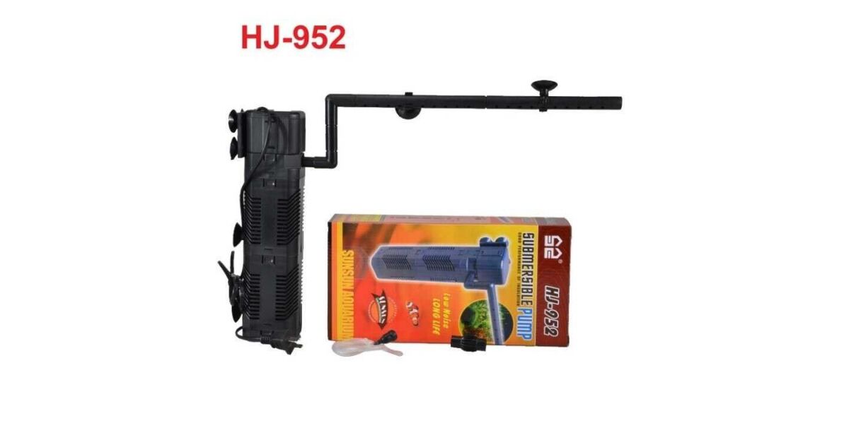 SunSun HJ-952 Innenfilter – 800 L/h | Belüftung ohne Kompressor | Kompakt & Leise | Für Aquarien bis 150L 122830170