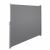 Pepita retractable privacy screen, dark gray, 160x300cm, angled view