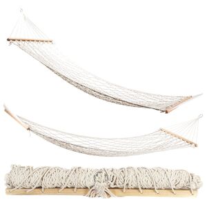 Köteles kerti függőágy hálós hintakerettel 122836147 - Függőágy