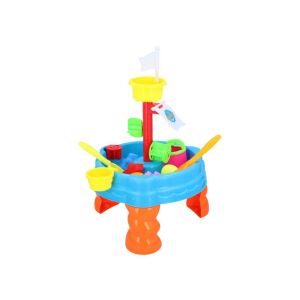 Măsuță de nisip și apă cu turn, 22 piese - Jucari pe nisip