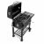 Fieldmann FZG 1108 charcoal grill with open lid and grates